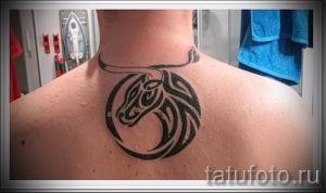 Фото тату телец для статьи про значение татуировки с рисунком телец - tatufoto.ru - 40