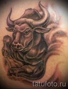 Фото тату телец для статьи про значение татуировки с рисунком телец - tatufoto.ru - 42