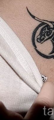 Фото тату телец для статьи про значение татуировки с рисунком телец — tatufoto.ru — 43