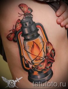 Фото тату фонарь для статьи про значение татуировки с фонарем - tatufoto.ru - 7