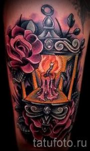 Фото тату фонарь для статьи про значение татуировки с фонарем - tatufoto.ru - 12