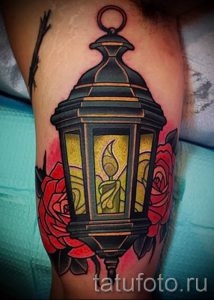 Фото тату фонарь для статьи про значение татуировки с фонарем - tatufoto.ru - 21