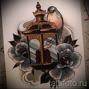 Фото тату фонарь для статьи про значение татуировки с фонарем - tatufoto.ru - 22