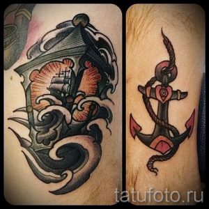 Фото тату фонарь для статьи про значение татуировки с фонарем - tatufoto.ru - 23