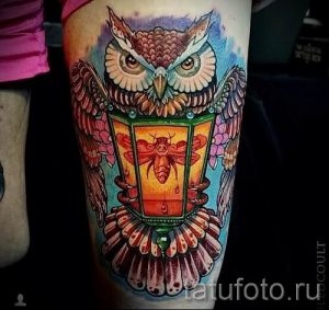 Фото тату фонарь для статьи про значение татуировки с фонарем - tatufoto.ru - 25