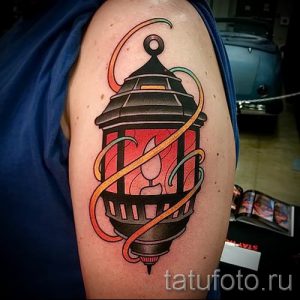 Фото тату фонарь для статьи про значение татуировки с фонарем - tatufoto.ru - 28