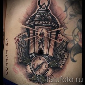 Фото тату фонарь для статьи про значение татуировки с фонарем - tatufoto.ru - 39