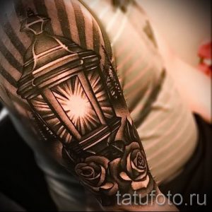 Фото тату фонарь для статьи про значение татуировки с фонарем - tatufoto.ru - 40