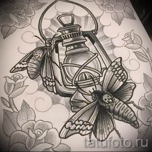 Фото тату фонарь для статьи про значение татуировки с фонарем - tatufoto.ru - 49
