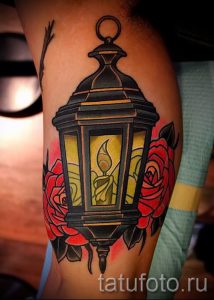 Фото тату фонарь для статьи про значение татуировки с фонарем - tatufoto.ru - 55