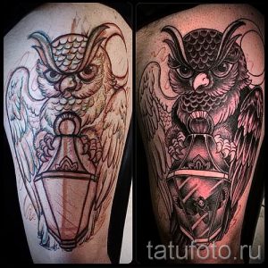 Фото тату фонарь для статьи про значение татуировки с фонарем - tatufoto.ru - 56