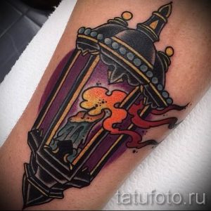 Фото тату фонарь для статьи про значение татуировки с фонарем - tatufoto.ru - 57