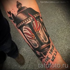 Фото тату фонарь для статьи про значение татуировки с фонарем - tatufoto.ru - 58