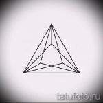 Эскиз для татуировки с треугольником - интересный вариант - tatufoto.ru - 20