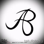 Эскиз тату буква для татуировки - вариант - tatufoto.ru - 27