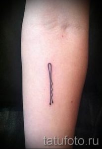 тату булавка фото для статьи про значение татуировки с булавкой - tatufoto.ru - 3