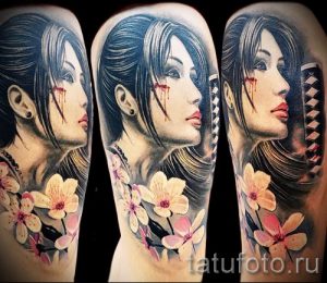 тату гейша фото для статьи про значение татуировки с гейшей - tatufoto.ru - 14