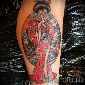 тату гейша фото для статьи про значение татуировки с гейшей - tatufoto.ru - 26