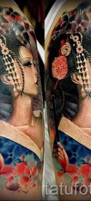 тату гейша фото для статьи про значение татуировки с гейшей — tatufoto.ru — 41