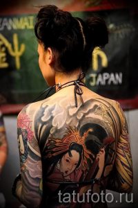 тату гейша фото для статьи про значение татуировки с гейшей - tatufoto.ru - 51