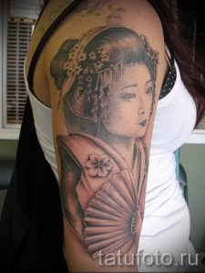 тату гейша фото для статьи про значение татуировки с гейшей - tatufoto.ru - 54
