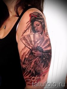 тату гейша фото для статьи про значение татуировки с гейшей - tatufoto.ru - 57