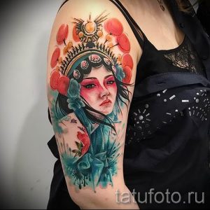 тату гейша фото для статьи про значение татуировки с гейшей - tatufoto.ru - 58