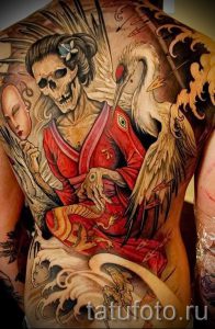 тату гейша фото для статьи про значение татуировки с гейшей - tatufoto.ru - 63