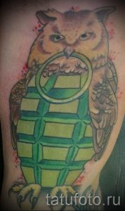 тату граната фото готовой татуировки для статьи про значение тату - tatufoto.ru 13