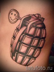 тату граната фото готовой татуировки для статьи про значение тату - tatufoto.ru 31