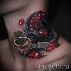 тату граната фото готовой татуировки для статьи про значение тату - tatufoto.ru 41
