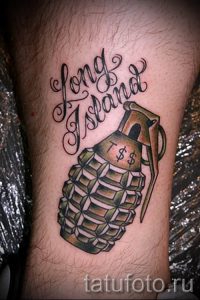тату граната фото готовой татуировки для статьи про значение тату - tatufoto.ru 42