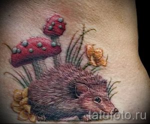 тату ежик фото - примеры для статьи про значение тату еж - tatufoto.ru - 14
