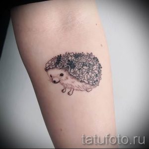 тату ежик фото - примеры для статьи про значение тату еж - tatufoto.ru - 24