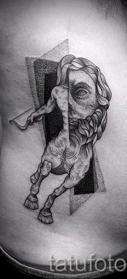 тату кентавр фото — пример для статьи про значение татуировки кентавр — tatufoto.ru — 2