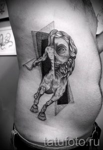 тату кентавр фото - пример для статьи про значение татуировки кентавр - tatufoto.ru - 2