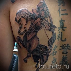 тату кентавр фото - пример для статьи про значение татуировки кентавр - tatufoto.ru - 4