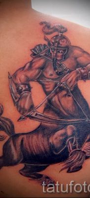 тату кентавр фото — пример для статьи про значение татуировки кентавр — tatufoto.ru — 11