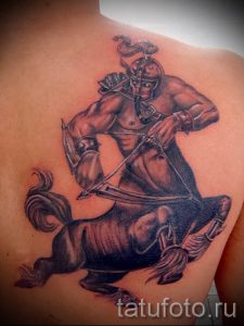 тату кентавр фото - пример для статьи про значение татуировки кентавр - tatufoto.ru - 11