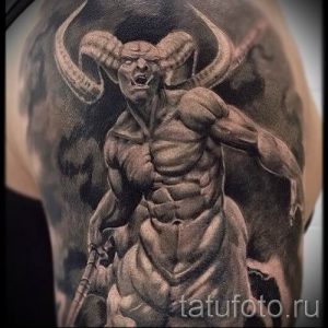 тату кентавр фото - пример для статьи про значение татуировки кентавр - tatufoto.ru - 12