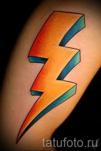 тату молния фото для стати про значение татуировки - tatufoto.ru - 5