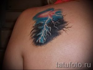 тату молния фото для стати про значение татуировки - tatufoto.ru - 13
