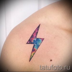 тату молния фото для стати про значение татуировки - tatufoto.ru - 14
