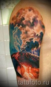 тату молния фото для стати про значение татуировки - tatufoto.ru - 20