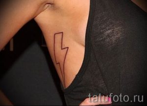 тату молния фото для стати про значение татуировки - tatufoto.ru - 21