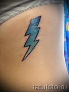 тату молния фото для стати про значение татуировки - tatufoto.ru - 23