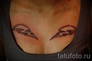 тату молния фото для стати про значение татуировки - tatufoto.ru - 24