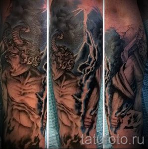 тату молния фото для стати про значение татуировки - tatufoto.ru - 31