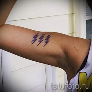 тату молния фото для стати про значение татуировки - tatufoto.ru - 32
