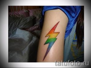 тату молния фото для стати про значение татуировки - tatufoto.ru - 34